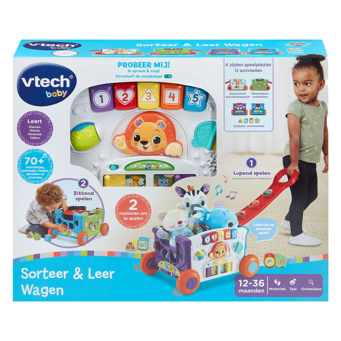 Vtech Babysortier- und Lernwagen mit 2 Spielmöglichkeiten
