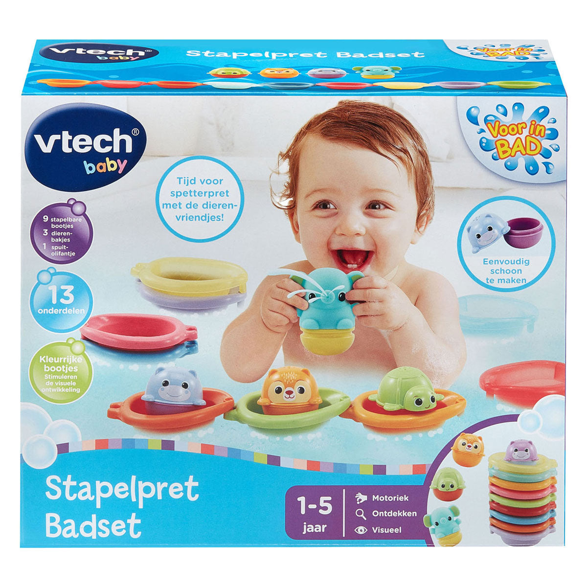 Stapelbares lustiges Badeset von Vtech