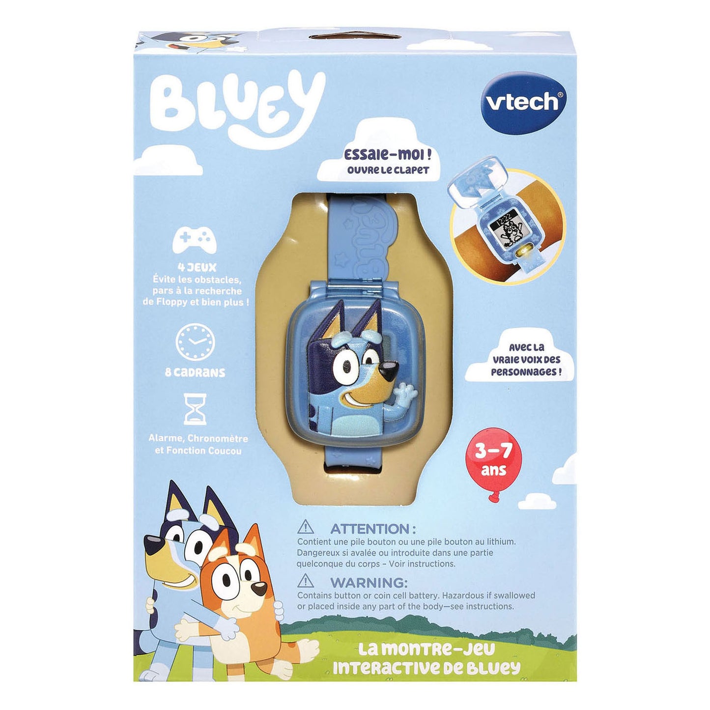 Blaue Gaming-Uhr von Vtech