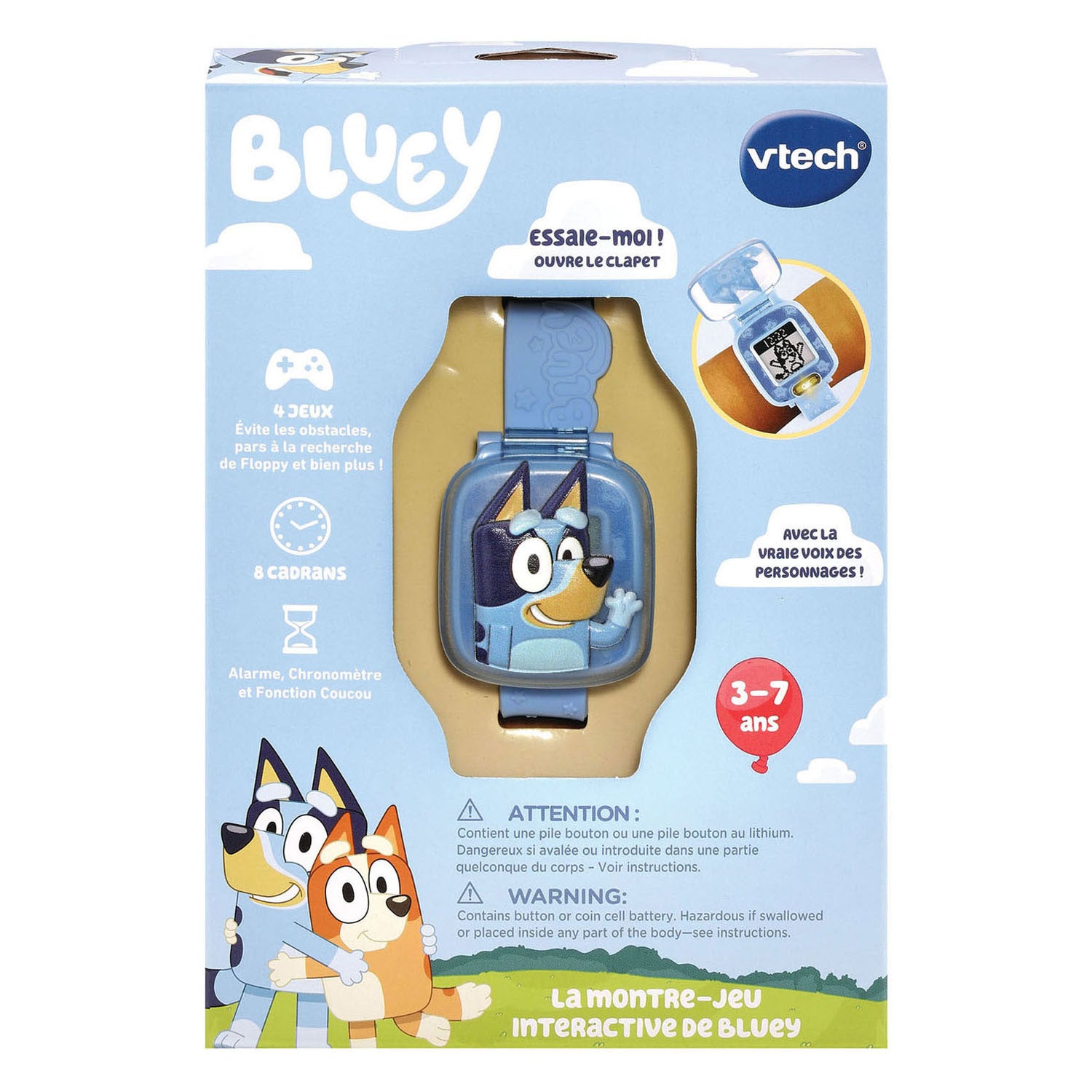 Blaue Gaming-Uhr von Vtech