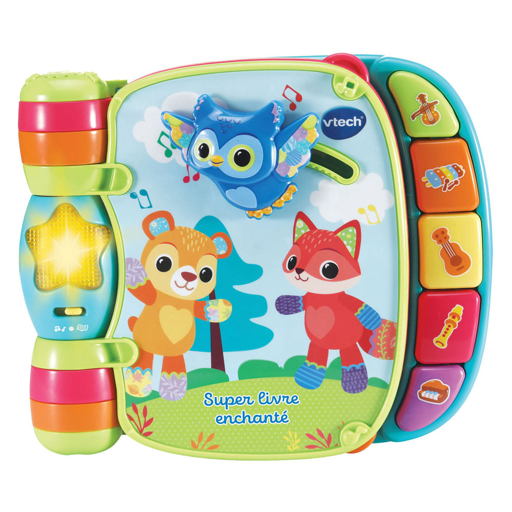 Vtech interaktives Kinderbuch Baby Super Enchanted Book of Baby Kitties blau mehrfarbig