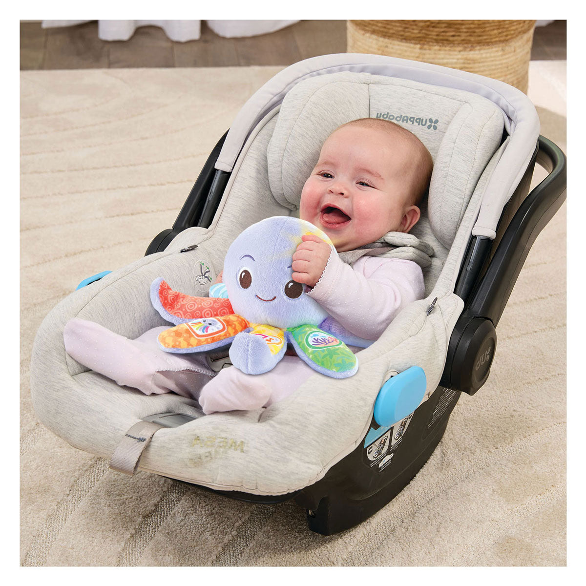 Vtech Lumi, der fliederfarbene Oktopus, interaktives Kuscheltier
