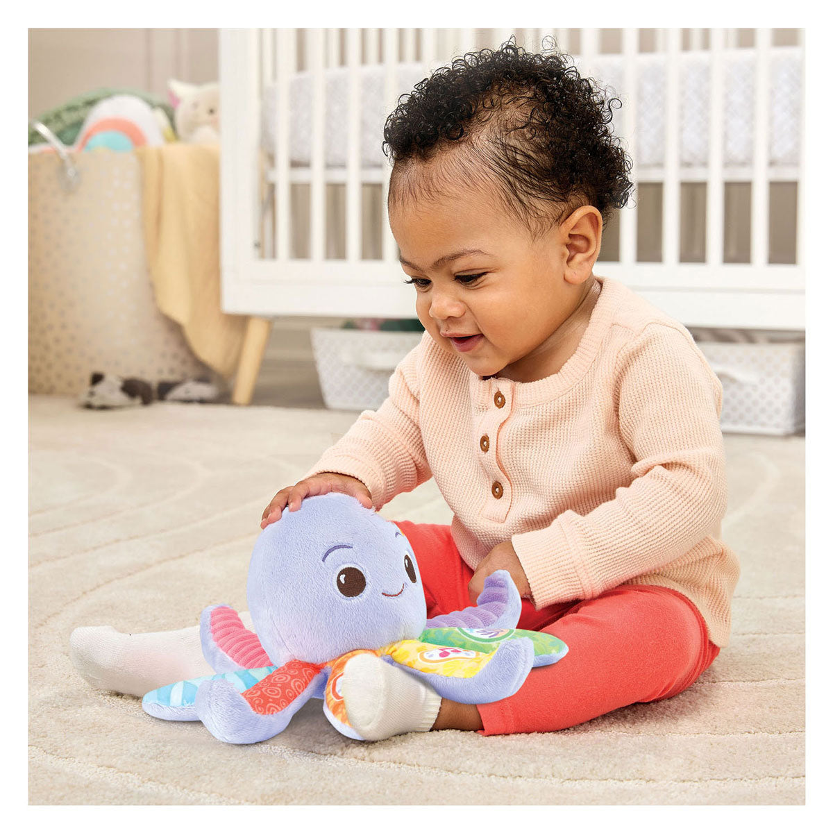 Vtech Lumi, der fliederfarbene Oktopus, interaktives Kuscheltier