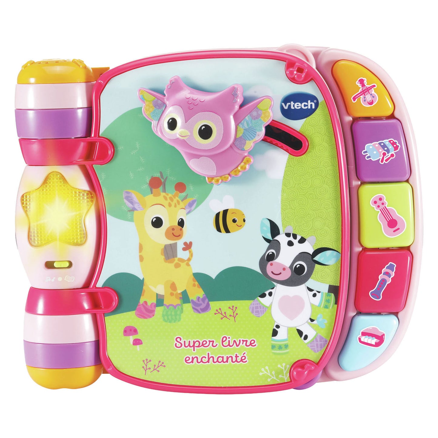 Vtech Tierfreunde-Liederbuch rosa