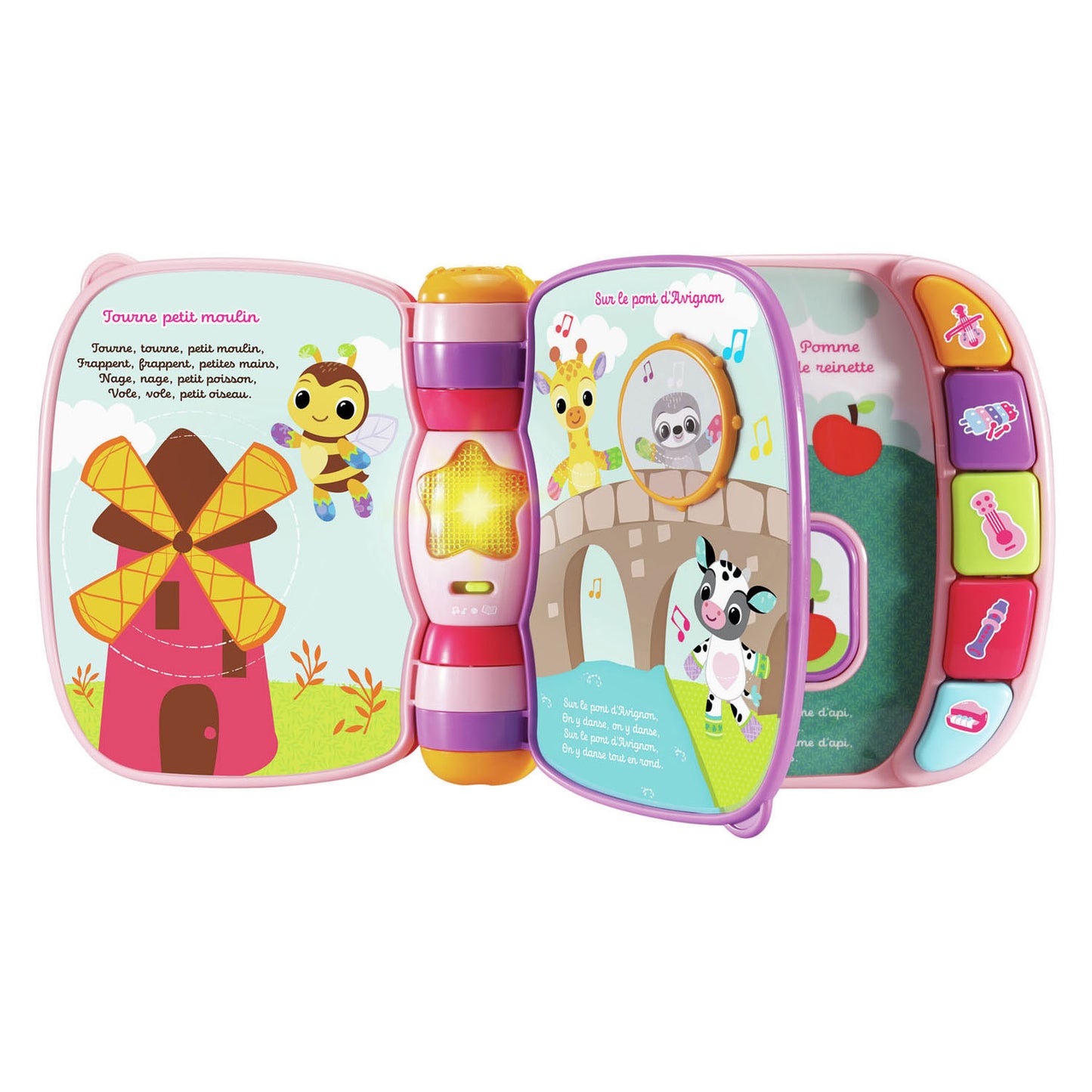 Vtech Tierfreunde-Liederbuch rosa