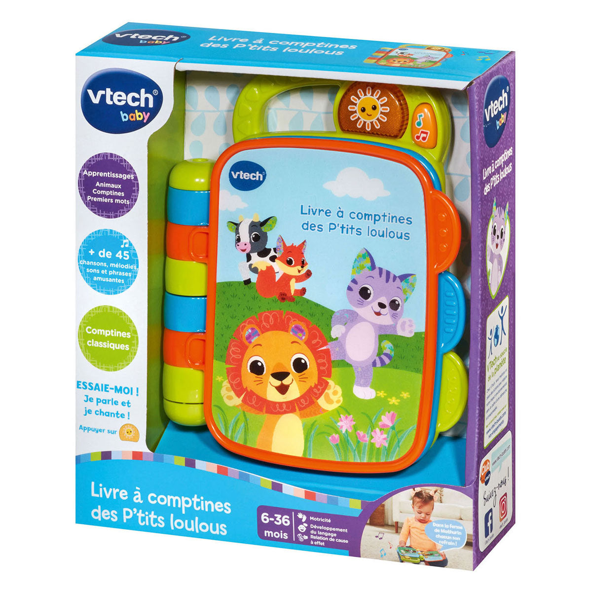 Vtech-Buch mit Kinderreimen