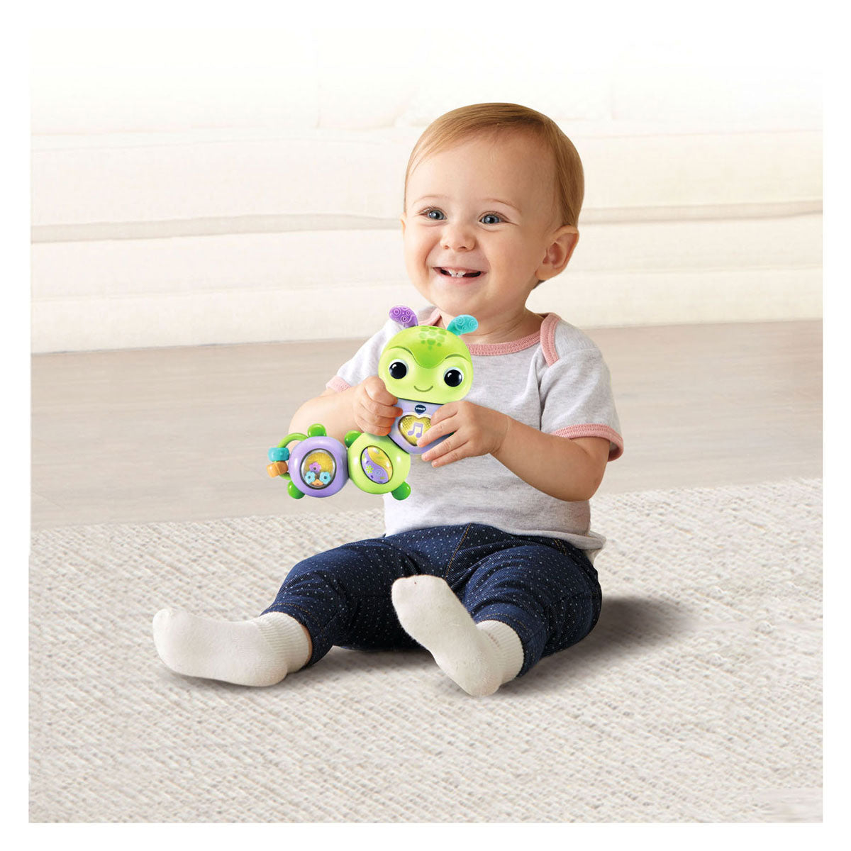Vtech Baby dreht und wackelt mit der Raupe