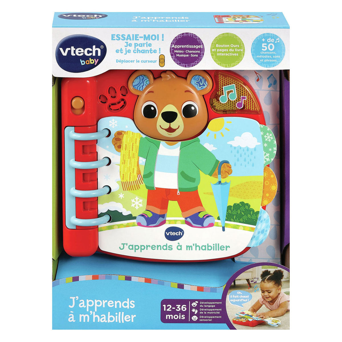 Vtech wählt Babykleidung mit Bär