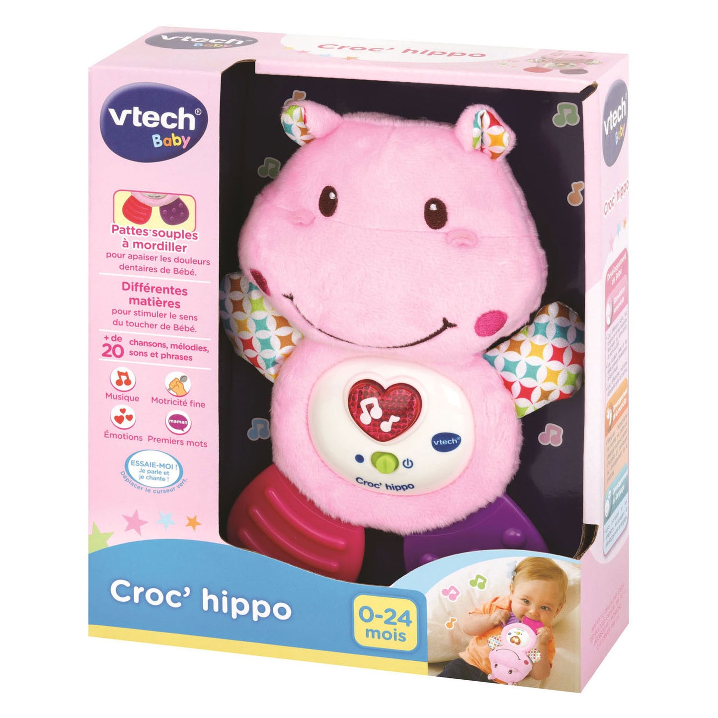 Vtech Babyrassel Krokodil Nilpferd