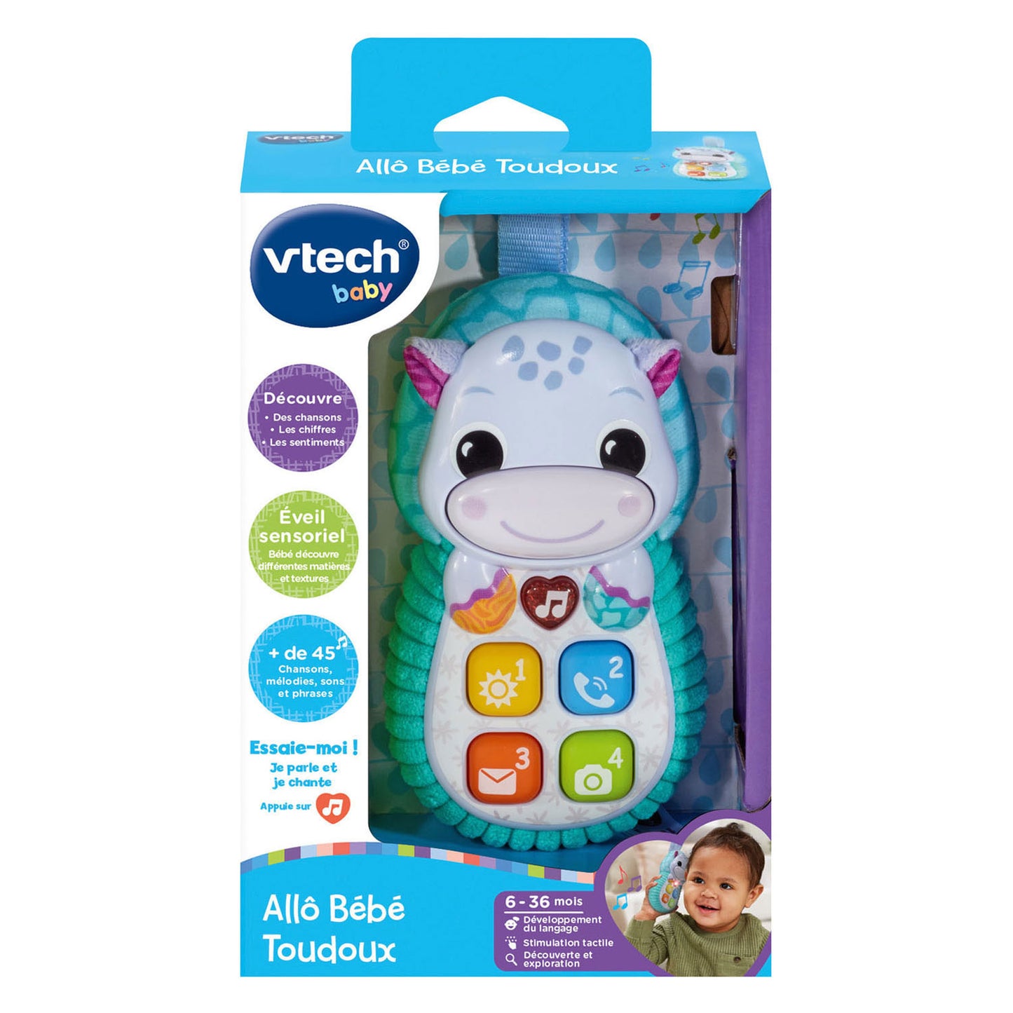 Vtech Baby-Nilpferd-Telefon