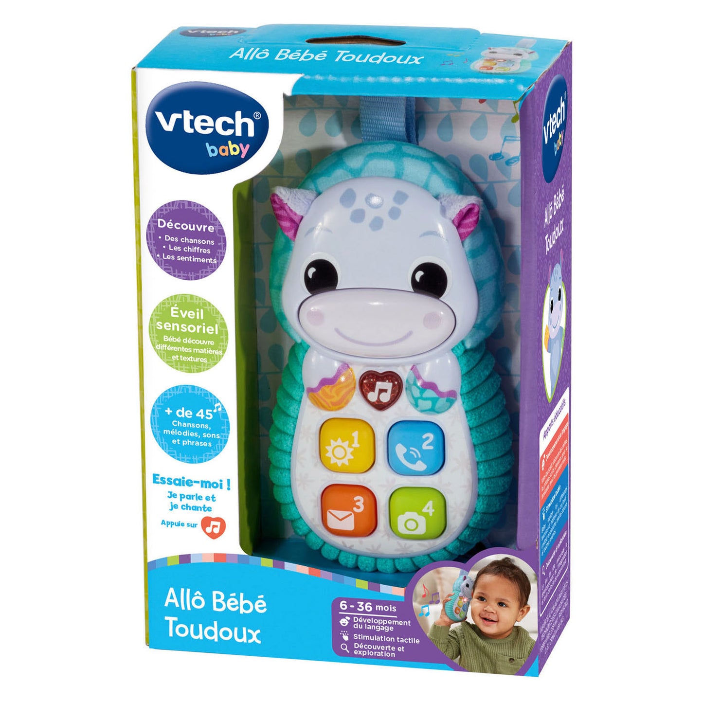 Vtech Baby-Nilpferd-Telefon