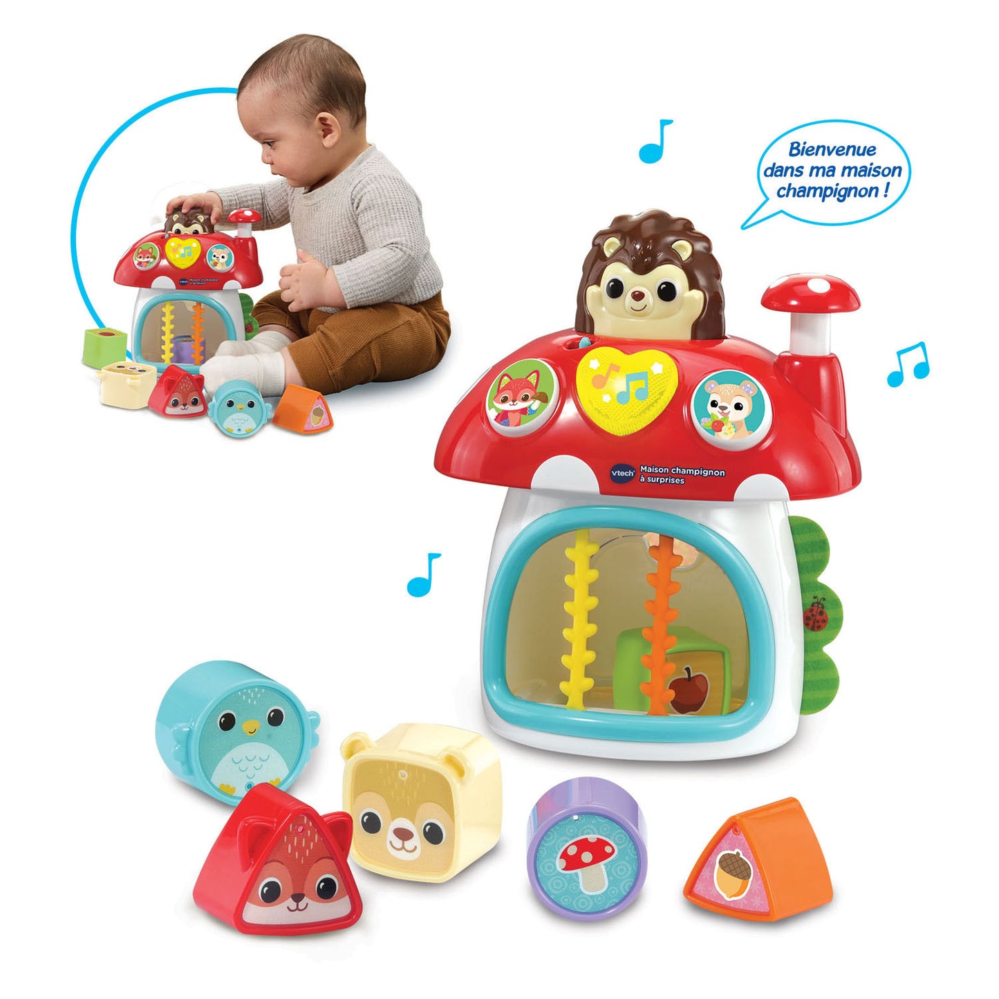 Vtech Babypilz mit Überraschungen