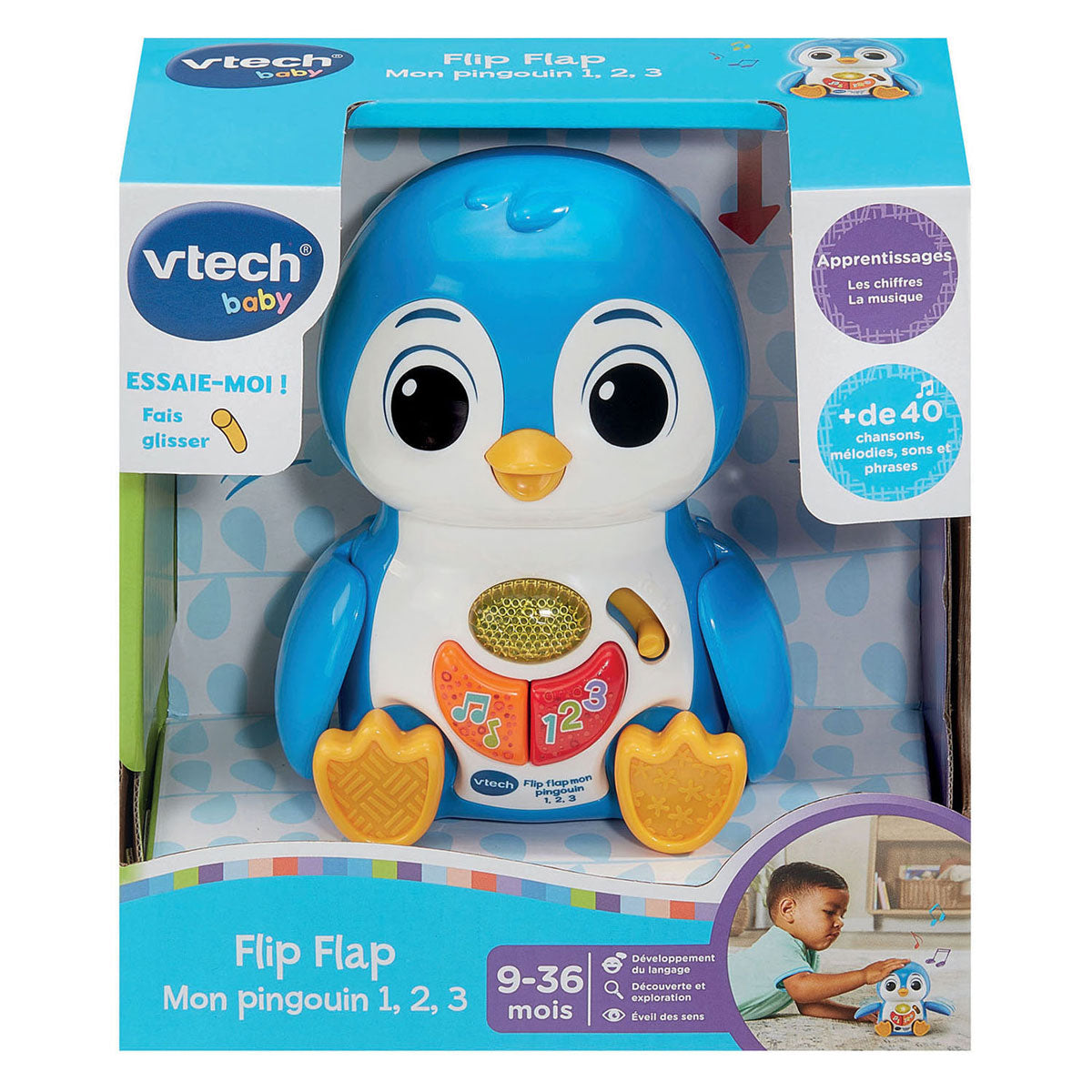 Vtech Baby Flip Flap Pinguin 1-2-3