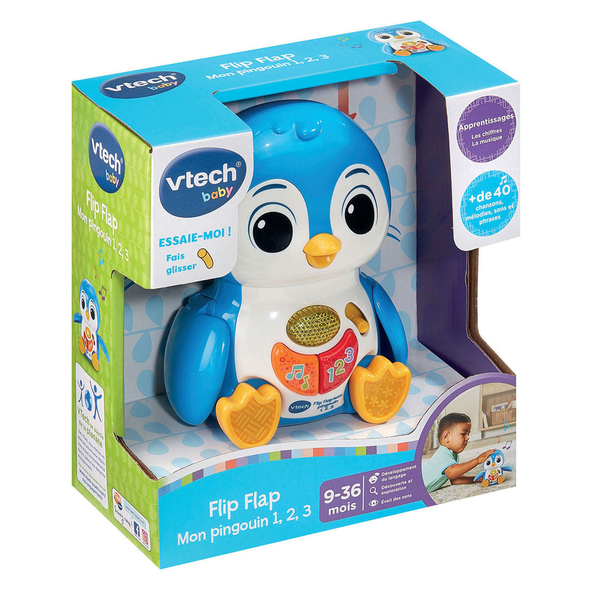 Vtech Baby Flip Flap Pinguin 1-2-3
