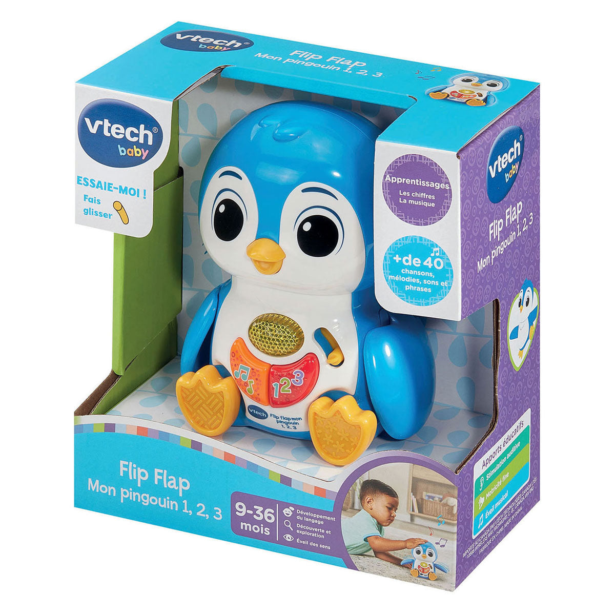 Vtech Baby Flip Flap Pinguin 1-2-3