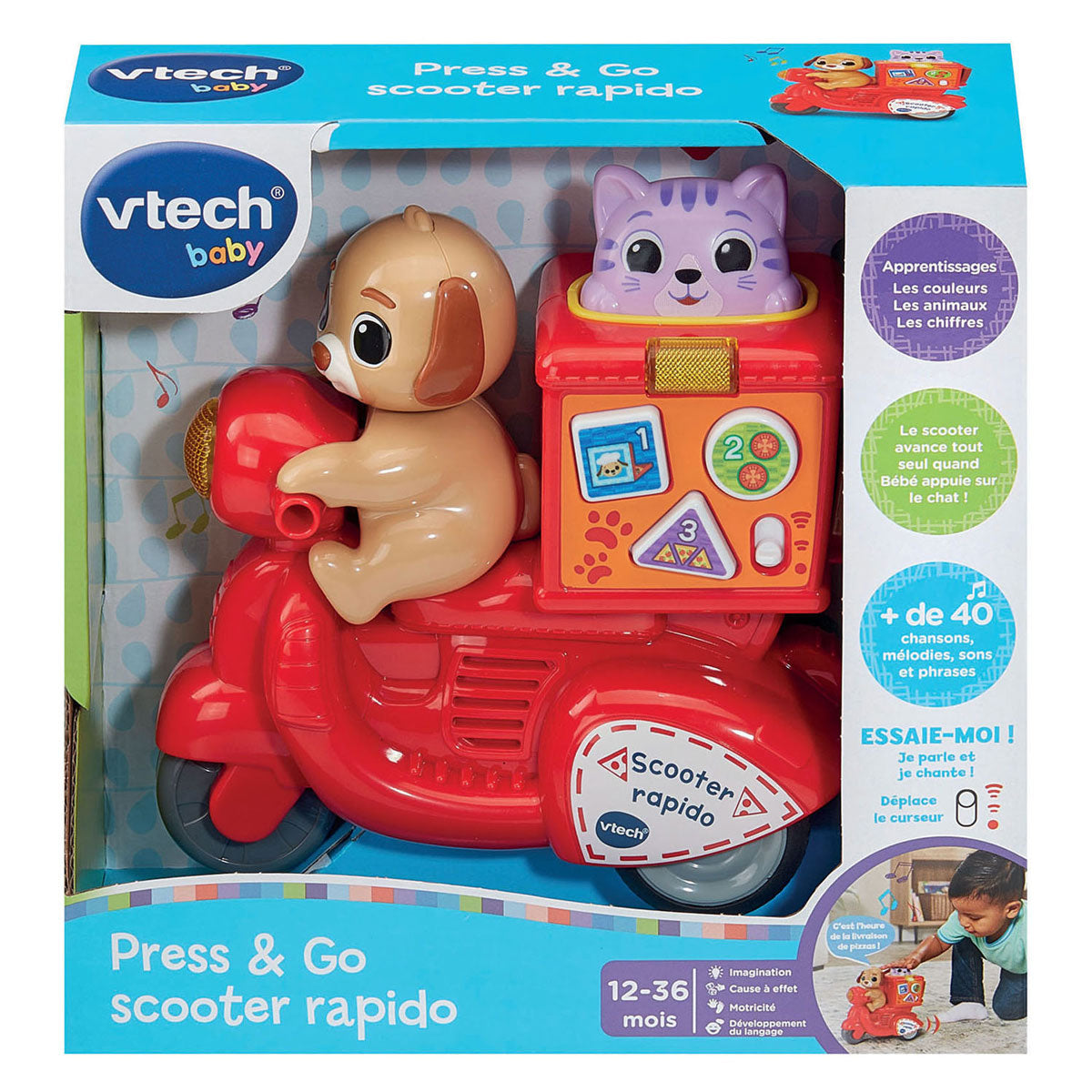 Vtech Baby Press Go Scooter