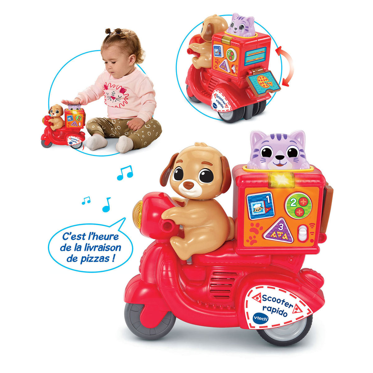 Vtech Baby Press Go Scooter