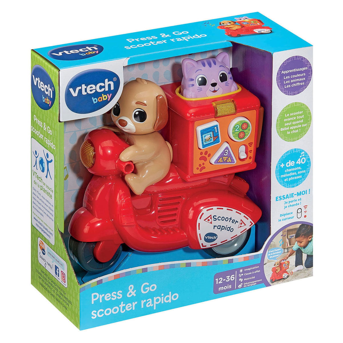 Vtech Baby Press Go Scooter