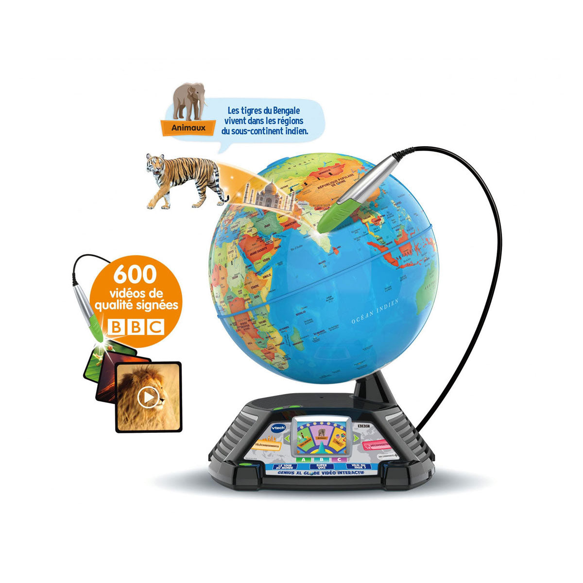 Vtech Genius XL interaktiver Globus mit Video