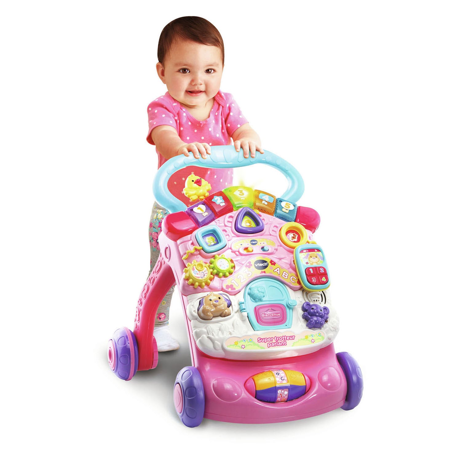 Vtech 2-in-1-Aktivitätswanderer rosa