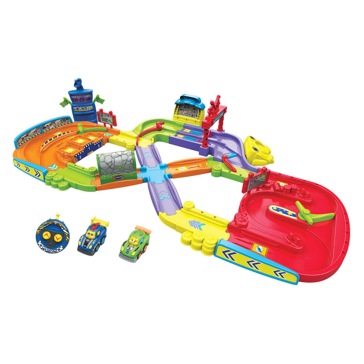 Vtech Toot Toot Cars – meine erste interaktive Rennstrecke inkl. 2 Autos