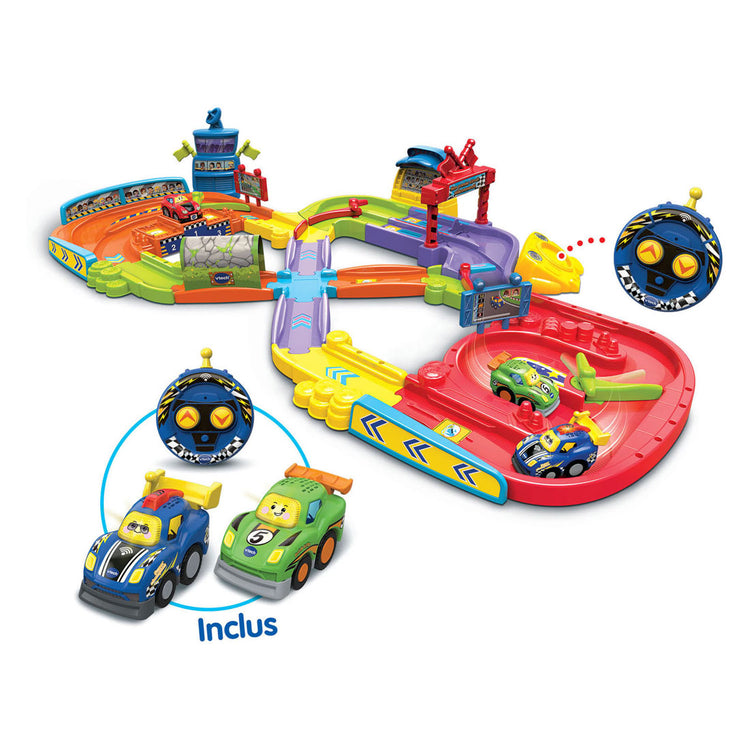 Vtech Toot Toot Cars – meine erste interaktive Rennstrecke inkl. 2 Autos