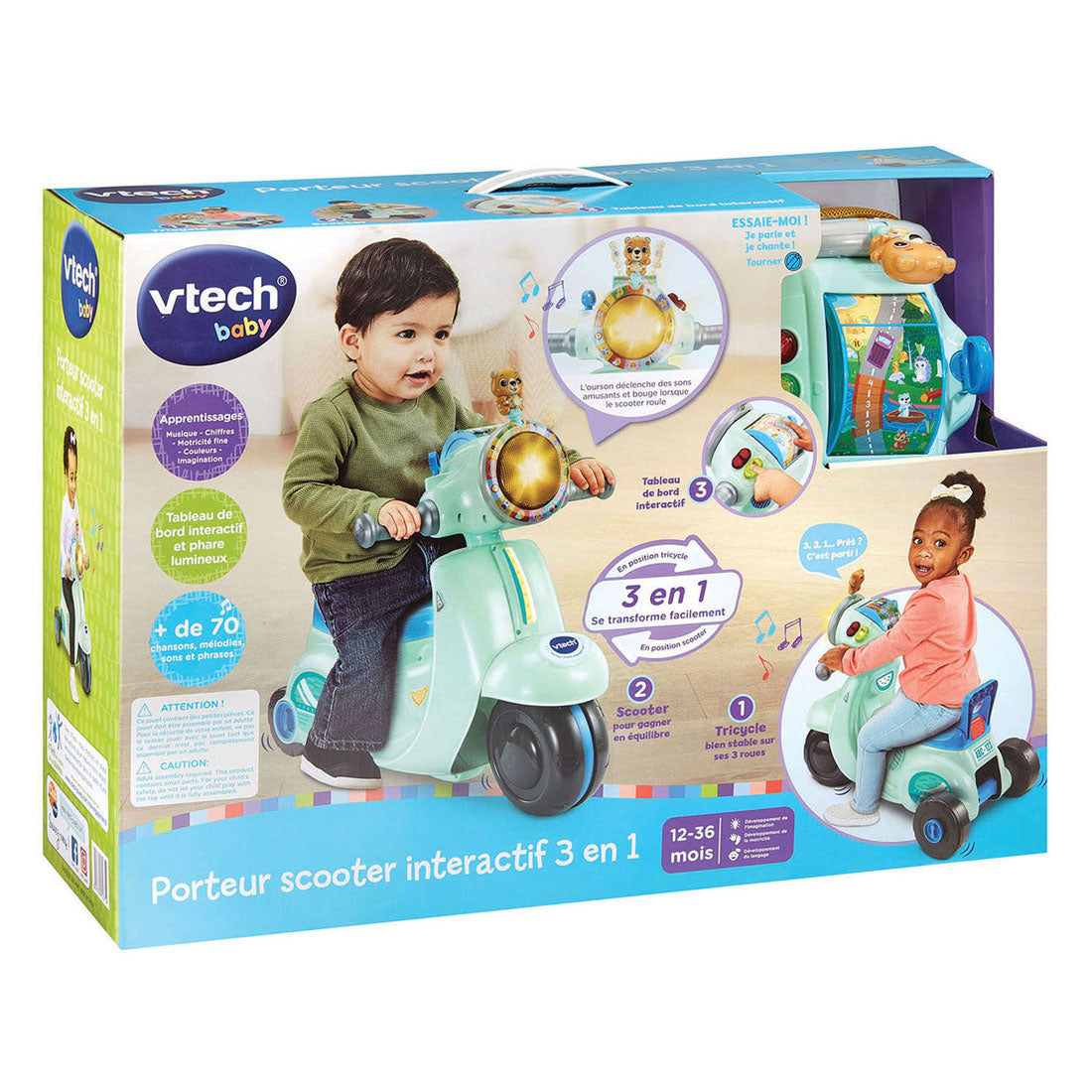 Vtech 3-in-1-Scooter-Gehhilfe