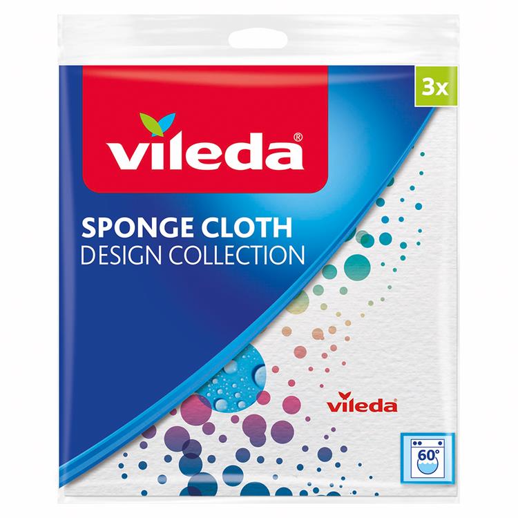 Vileda 1063145 - Tücher Schwammtuch-Design x3 | 11 Stück