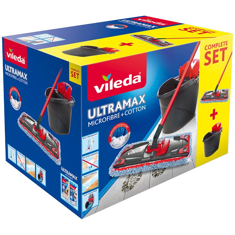 Vileda 1063153 – Ultramax Micro-Baumwollbox | 1 Stk