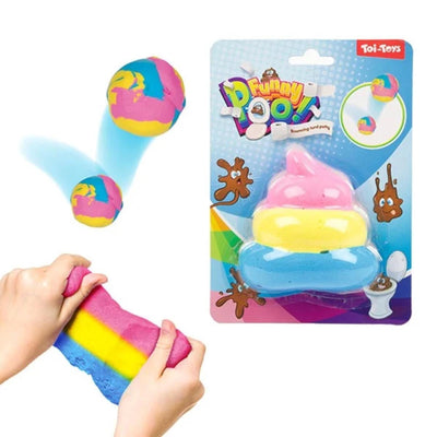 Toi-Toys Fun Stuper Putty Rainbow Turd