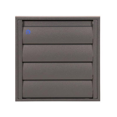 Renson 1062415 - Aufputz-Dunstabzugshaubengitter Alu433 (173x173) Struktur 7016 | 2 Stk