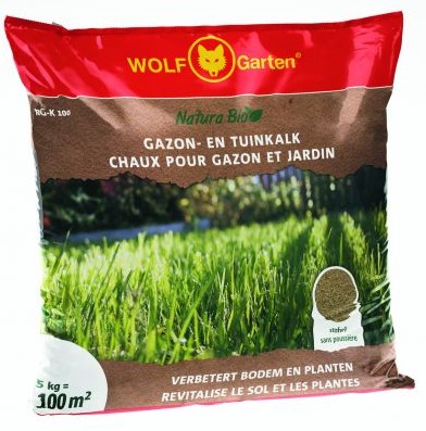 Wolf Garten Natura Bio Rasen Gartenkalk 5kg RG-K 100 - 3836440