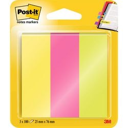 Indexiert die selbstklebende Post-it-Farbpalette