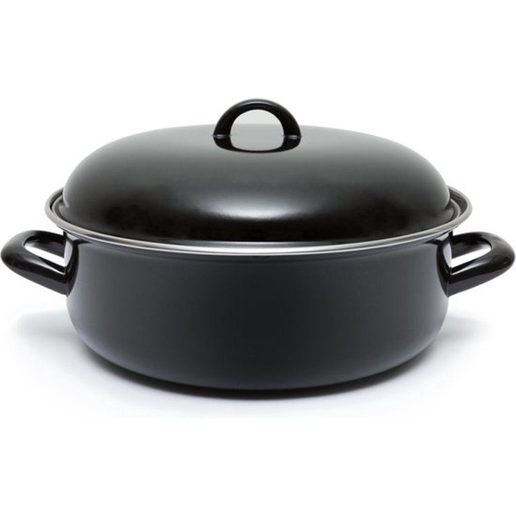 Braad Pan Emaille Black Ø 22 cm 2l