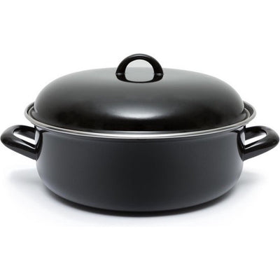 Braad Pan Emaille Black Ø 22 cm 2l
