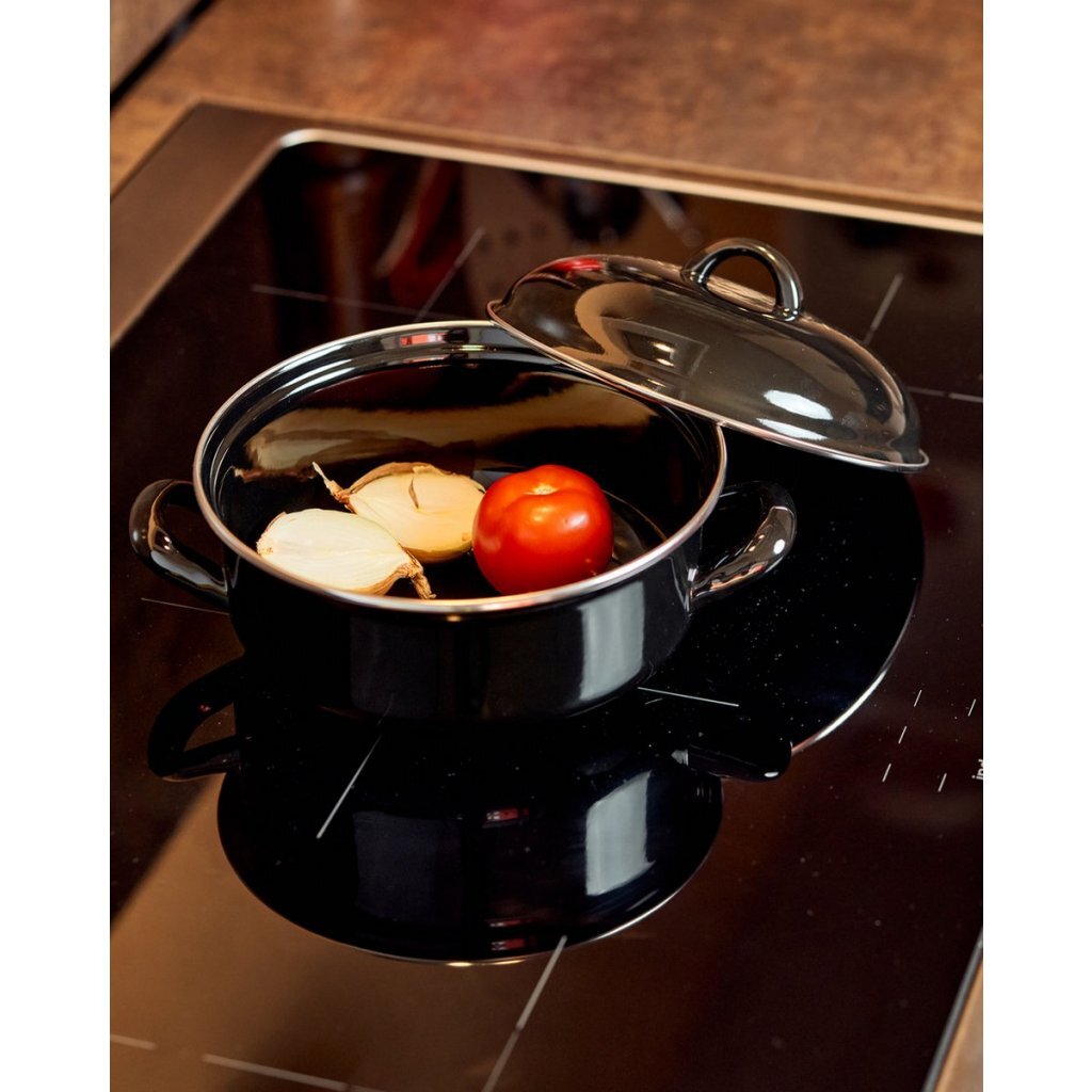 Braad Pan Emaille Black Ø 22 cm 2l