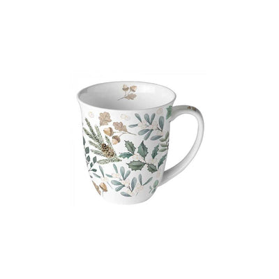 Ambiente Becher 400ml Blätter