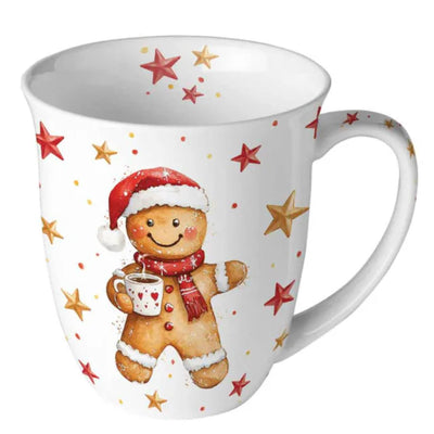 Ambiente-Becher, 400 ml, Kakao- und Keksporzellan, Durchmesser 10 x 10,5 cm