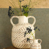 Ideen 4 Jahreszeiten Vase Bali Keramik 25x23x30 cm creme