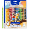Lyra Groove dünne farbige Bleistifte, L: 18 cm, 3,3 mm, verschiedene Farben, 24 Stück 1 Box