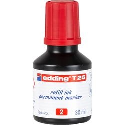 Nachfülltinte edding t25 rot 30ml