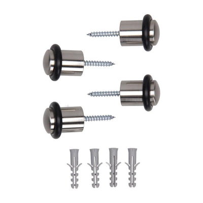 Mack 1069045 - Türstoppzylinder Modell Edelstahloptik ø 20h30 mm 4 Stk Stk | 6 Stück