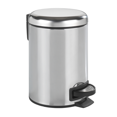 Wenko 1065701 - Abfallbehälter Leman 3 ltr Edelstahl gl. | 1 Stk