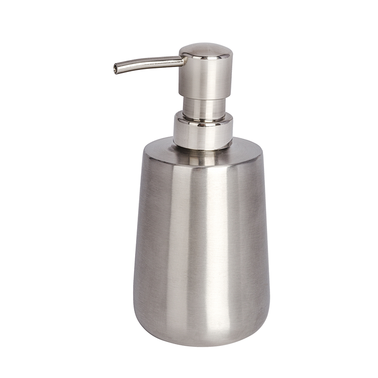 Wenko 1069554 - Seifenspender massiv Edelstahl matt | 1 Stk