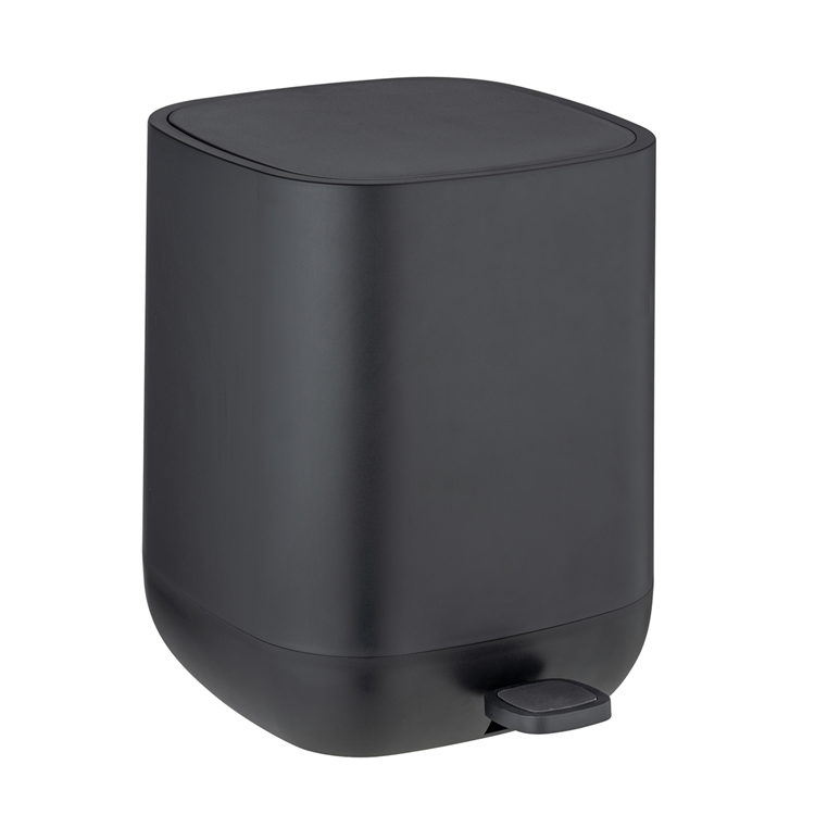 Wenko 1069577 - Abfallbehälter Davos schwarz.5 ltr. ec | 1 Stk