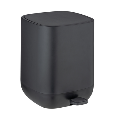 Wenko 1069577 - Abfallbehälter Davos schwarz.5 ltr. ec | 1 Stk