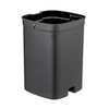 Wenko 1069577 - Abfallbehälter Davos schwarz.5 ltr. ec | 1 Stk