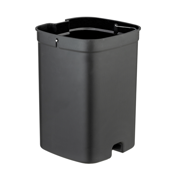 Wenko 1069577 - Abfallbehälter Davos schwarz.5 ltr. ec | 1 Stk