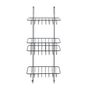 Wenko 1069610 - Duschablage 3-lagig revigo schwarz | 1 Stk