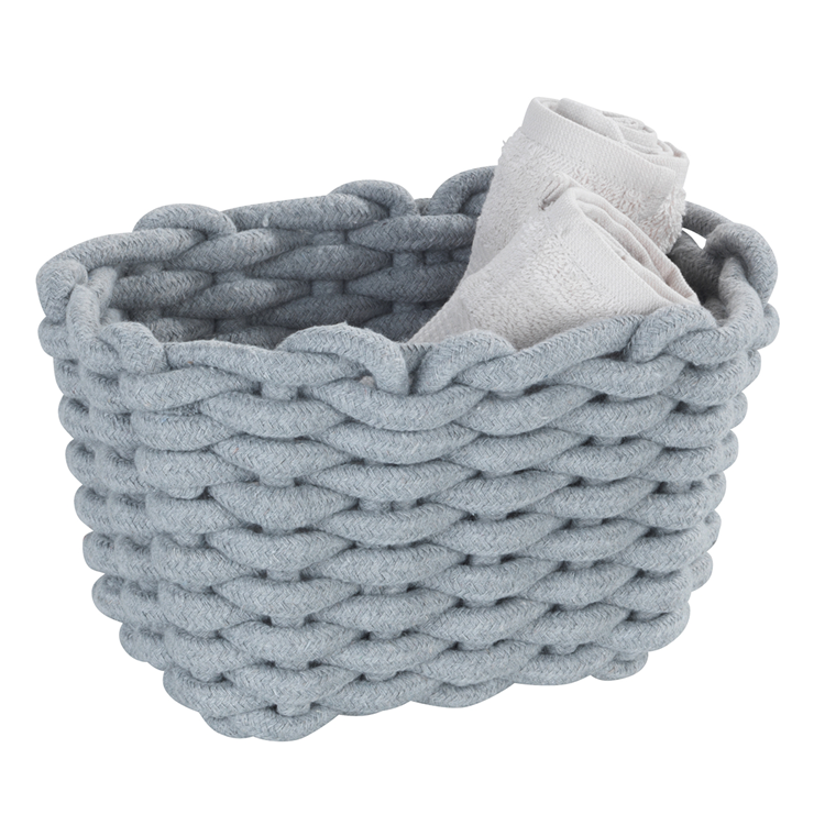 Wenko 1069558 - Aufbewahrungskorb Tia s grau | 1 Stk